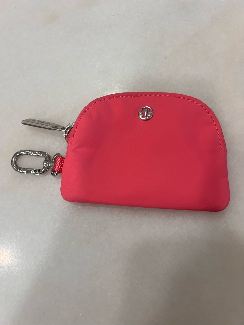 Lululemon card case with clip - pink